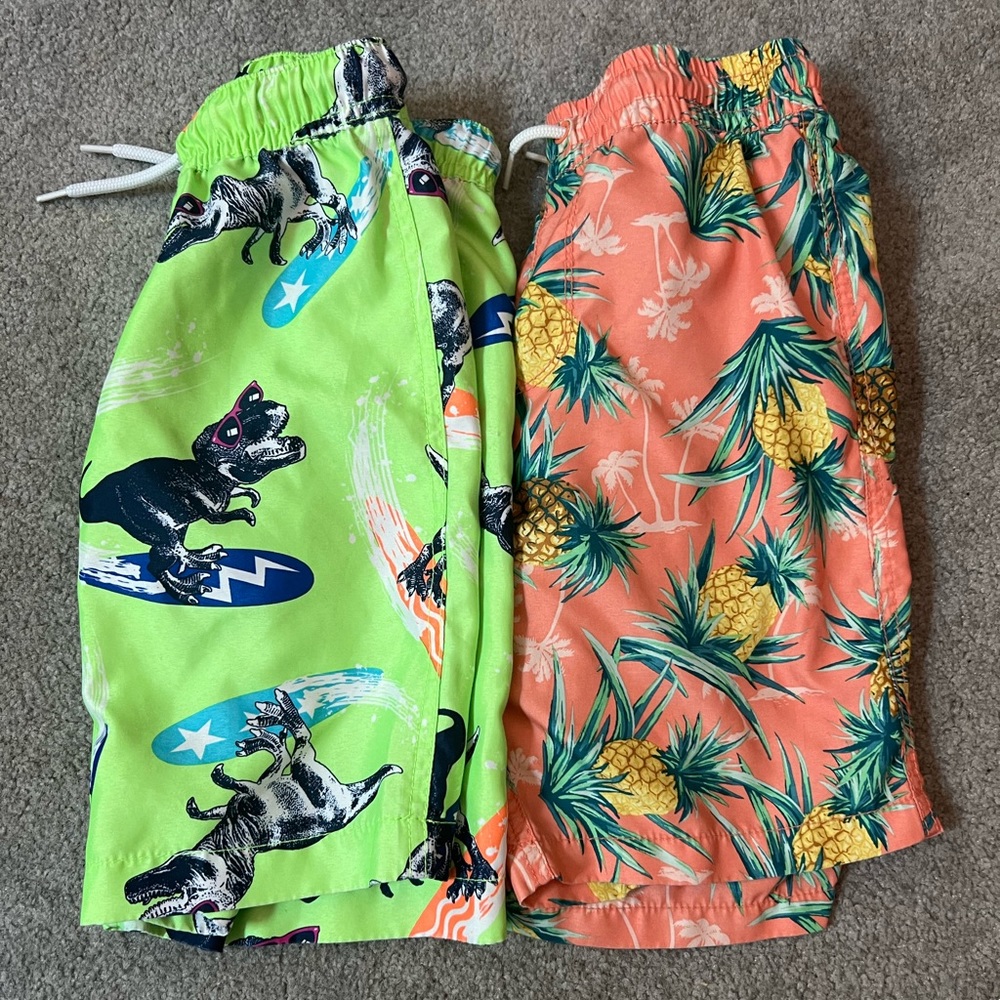 2 Boys Swim Trunks 🏊